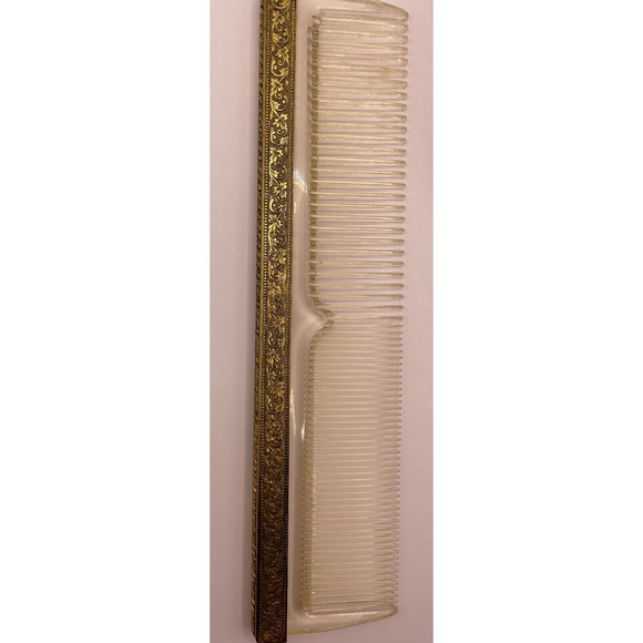 Made in USA Vintage Gemlite Art Deco Brush & Comb Set - Picture 4 of 16